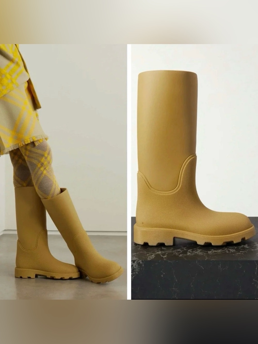Burberry Rubber Rain Boots
Men's Size: 5